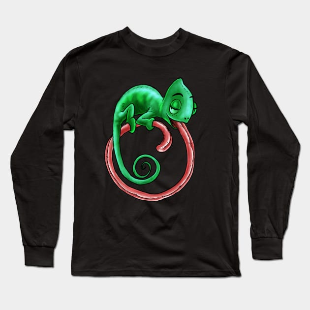 Infinite Chameleon Long Sleeve T-Shirt by Schink